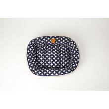 Navy Cross 4 Seasons Cotton Round Dog Bed